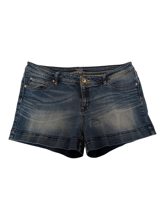 a.n.a Pants - a.n.a Women's Denim Jean Shorts - Dark Blue Faded Wash